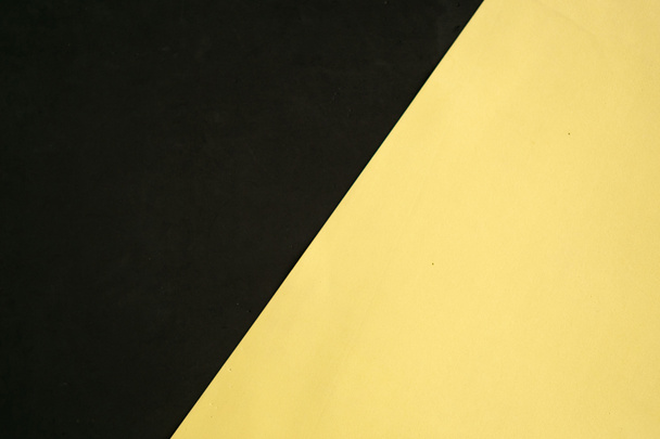 Yellow and black geometric background, minimal concept - Photo, Image