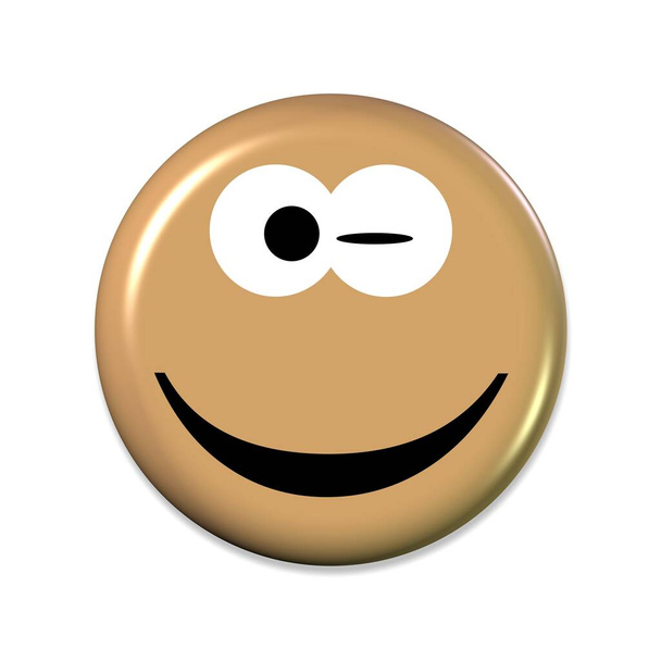 Emoji gut gelaunt - Foto, Bild