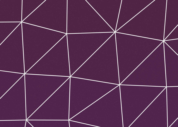 Heather Purple kleur laag-polygonale ruimte achtergrond, generatieve kunst illustratie - Vector, afbeelding
