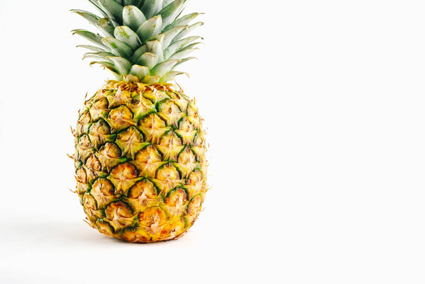 Pineapple fruit on white background - Фото, зображення