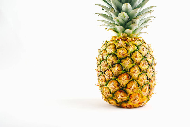 Pineapple fruit on white background - Foto, Imagen