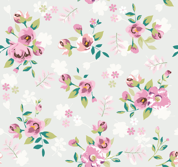 Seamless flower pattern - ベクター画像