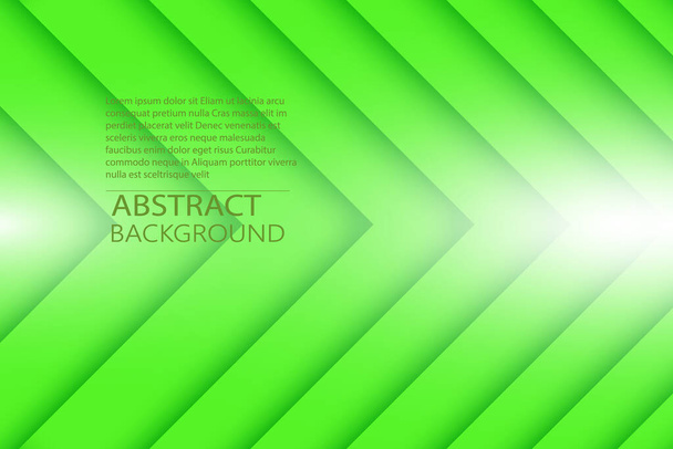 Abstract design green ecology theme arrows background for presentation eps 10 - Vektor, Bild
