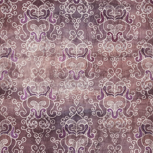 Płynny abstrakcyjny wzór tekstury w tyryjskim fioletowym - Zdjęcie, obraz