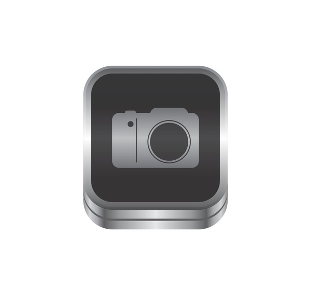 Media icon button theme - Vector, imagen