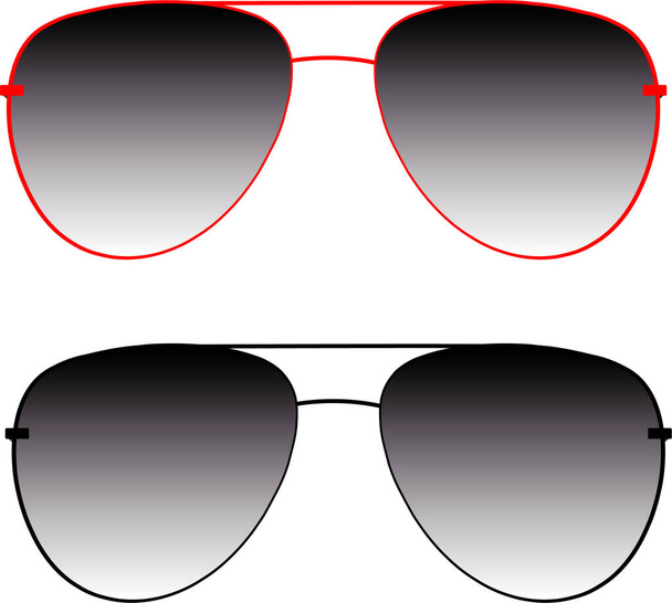 symbole, couleur, hipster, illustrateur, lunettes, lunettes mode, silhouette, lecture, optique, graphique, web, simple, icône, isolé, mode, lunettes, blanc, style, lunettes de soleil, lunettes, objet, lentille, cadre, optique, lunettes, fond, vision - Vecteur, image