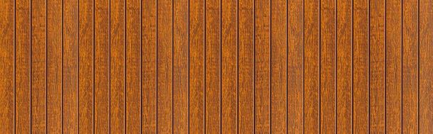 Πανόραμα υψηλής ανάλυσης καφέ ξύλινη σανίδα υφή και αδιάλειπτη φόντο - Φωτογραφία, εικόνα