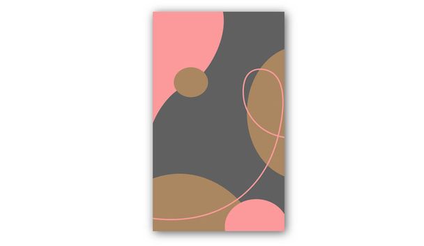 Барвисті мозаїчні обкладинки дизайнерської ілюстрації на білому тлі
  - Фото, зображення