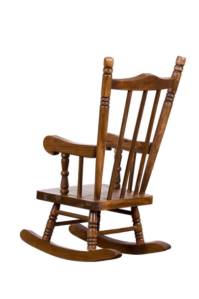 παλιά ξύλινη καρέκλα κουνιστή - Φωτογραφία, εικόνα