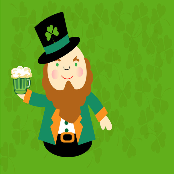 St Patrick s Day-Irish Cartoon Man - Photo, Image