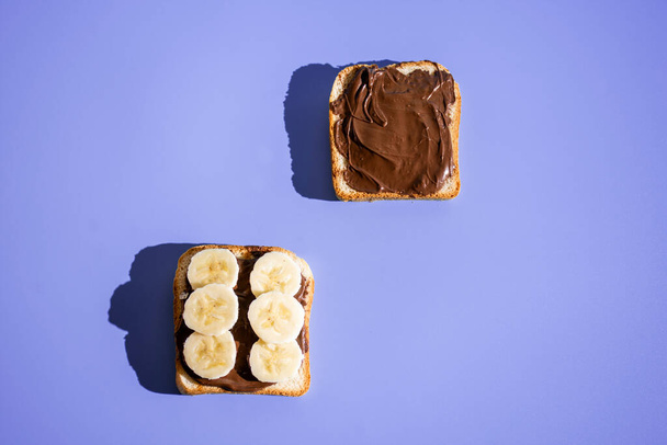 Minimal junk food concept. oncept of a snack at work, at school, student fast food.American food. American sandwich - Φωτογραφία, εικόνα