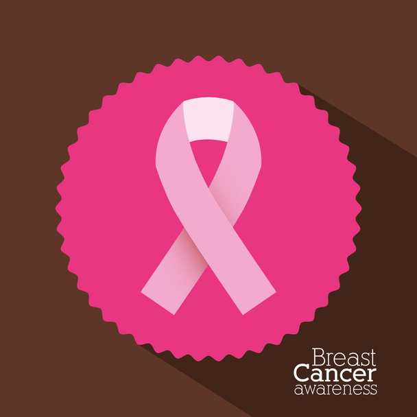 Brustkrebs - Vektor, Bild