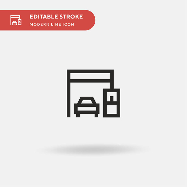 Toll Simple vector icon. Illustration symbol design template for web mobile UI element. Perfect color modern pictogram on editable stroke. Toll icons for your business project - Vector, Image