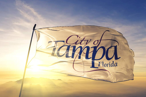 Тампа (Флорида) Прапор США - Фото, зображення