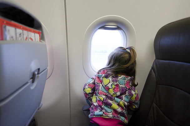 děti & kojenci cestování letadlem - Fotografie, Obrázek
