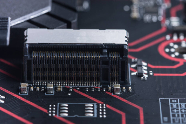 Tecnología de placa de chip electrónico
 - Foto, Imagen