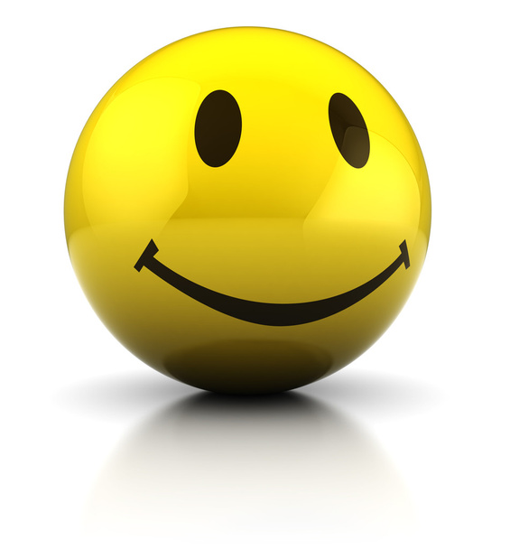 Yellow smiley - Foto, afbeelding