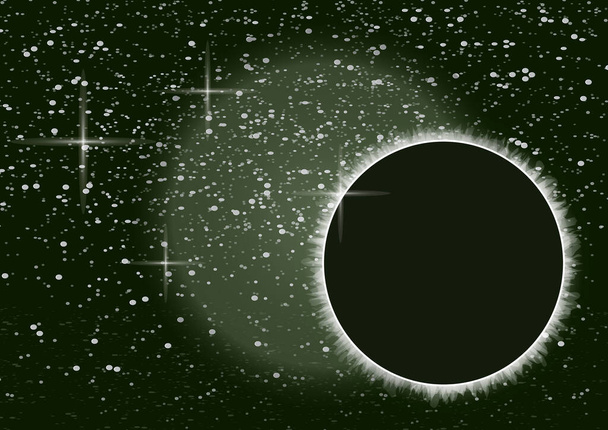 Абстрактний всесвіт. Творчий фон відкритого простору з затемненням. Векторні ілюстрації
. - Вектор, зображення