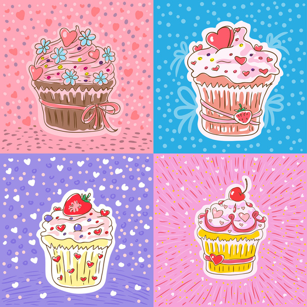 Cupcakes - Vector, Image