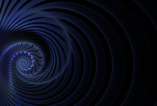 абстрактный фон с синей спиралью - Фото, изображение