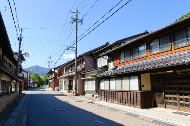 Komaba vecchia via dello shopping nel villaggio di Achi, Nagano meridionale, Giappone
 - Foto, immagini
