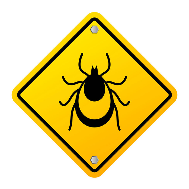Tick alert flat icon, vector illustration isolated on white background - Vektor, Bild