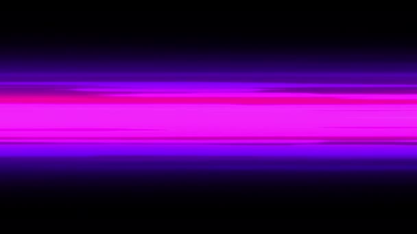 Gyors Neon Light Streaks Anime Speed Lines Illusztrációs háttér. Színes Gyors sebesség Neon Ragyogó villogó vonalak csíkok lila rózsaszín és hűvös kék színű. Manga képregény stílus pop art színes. - Felvétel, videó