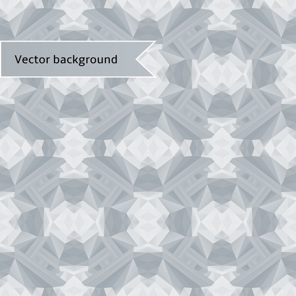 Gray geometric pattern illusion kaleidoscope - Vektor, obrázek