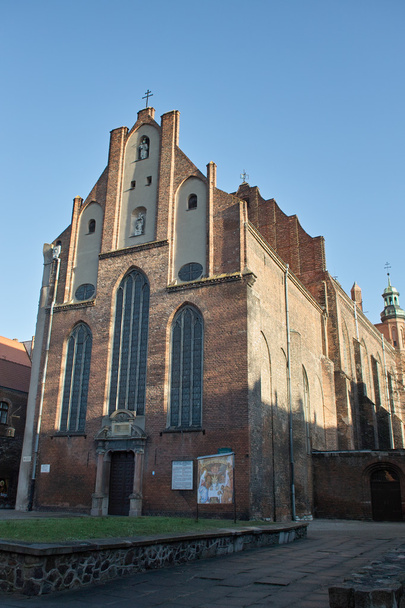Exterior the old Church in Gdansk, Poland. - 写真・画像