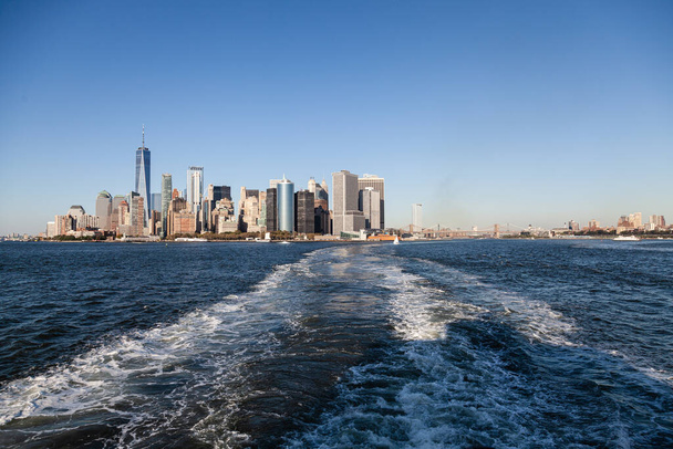 Panorama de Nova York com Manhattan Skyline - Foto, Imagem