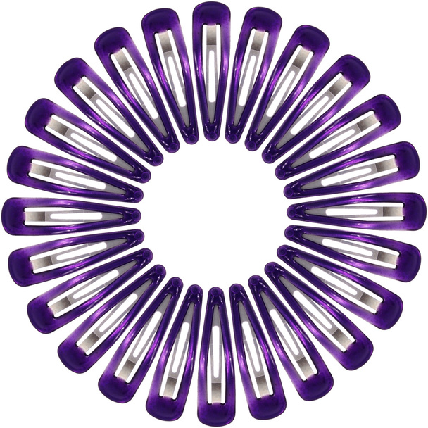 violet hair clips in a circle - Photo, Image