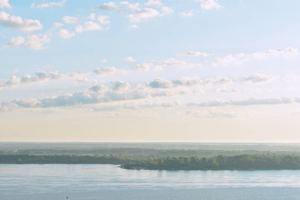 gentle dawn on the Volga River - Photo, Image