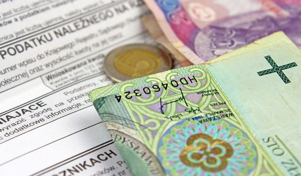 Polish income tax PIT-37 - Photo, Image