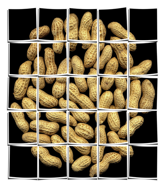 collage de cacahuetes
 - Foto, imagen