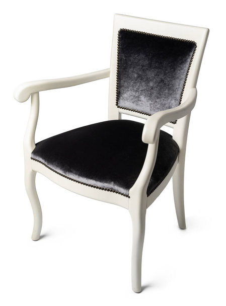 Comfortable chair isolated on white. Studio shot - Фото, изображение