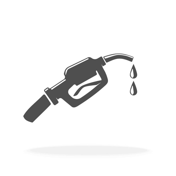 Icône de buse de pompe à carburant ou illustration vectorielle de logo - Vecteur, image