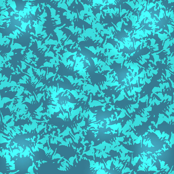 Seamless pattern in turquoise colors, twisted and dyed fabric, degrade. Great for decorating fabrics, textiles, gift wrapping design, any printed materials, advertising, or other design. - Vettoriali, immagini