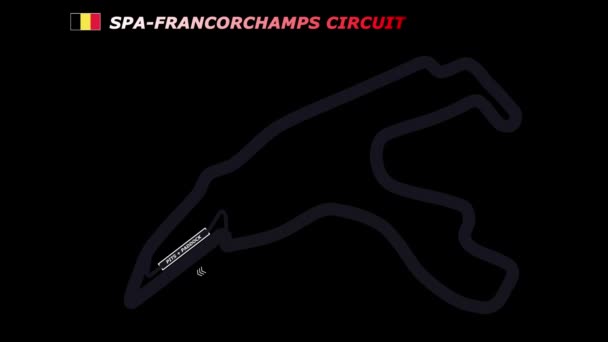 Grand Prix de Formule 1 Spa-Francorchamps. Belgique - Séquence, vidéo
