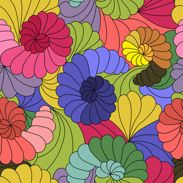 bright colorfull seamless pattern - Vektor, Bild