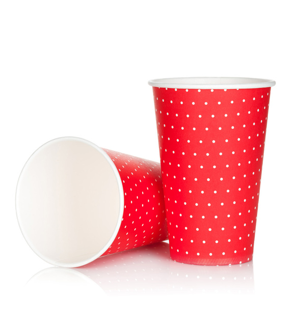 Tazas de papel desechables
 - Foto, Imagen