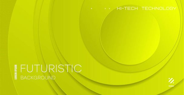 Elegant futuristic background. Abstract background from gradient circles. Creative geometric wallpaper. Trendy gradient shapes composition. Eps10 vector. - Vector, Image