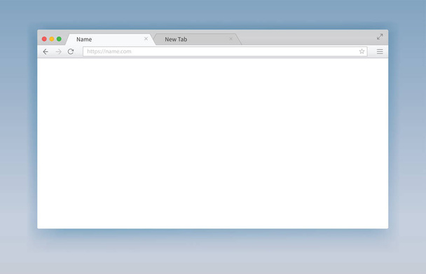 Internet zoekvenster. Browser tabblad platte vector illustratie - Vector, afbeelding