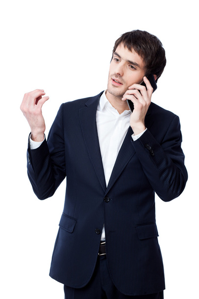 Business man with phone - Foto, Imagen