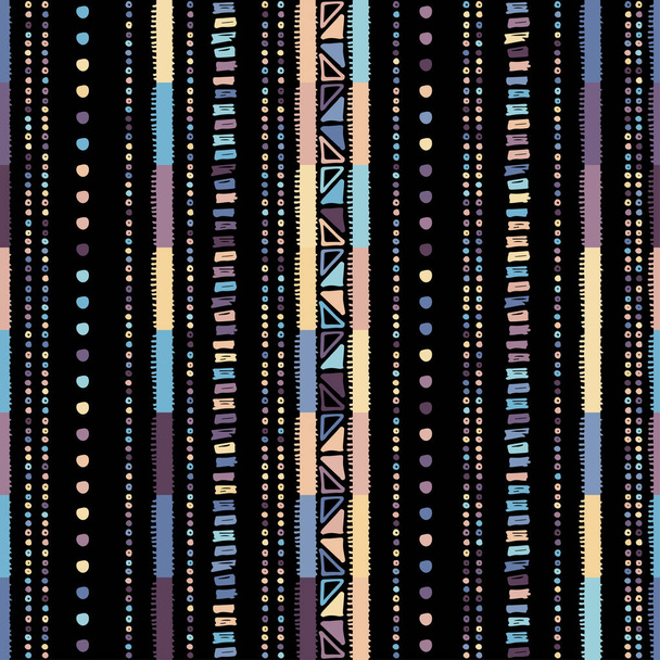 カバーデザインのための抽象ジグザグパターン。部族 - ベクター画像