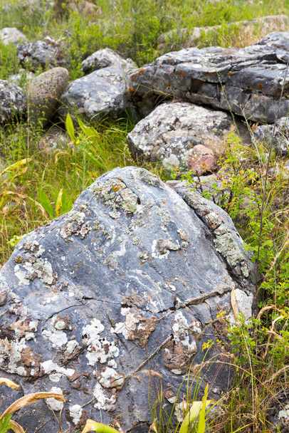 large stones in the mountains in nature . - Foto, immagini