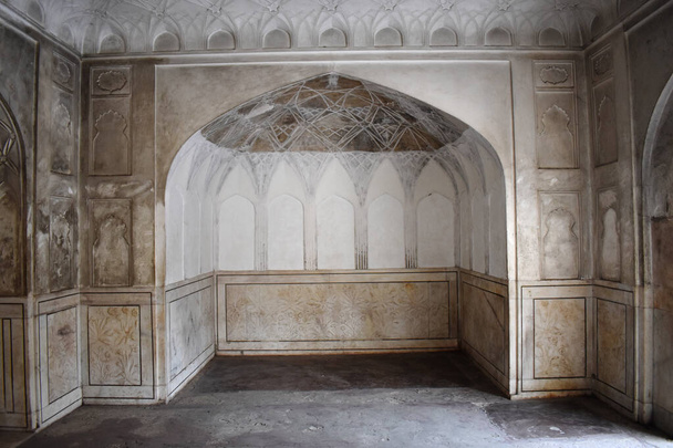 Sisätilat: Agra Fort, Rakabganj, Agra, Uttar Pradesh, Intia - Valokuva, kuva
