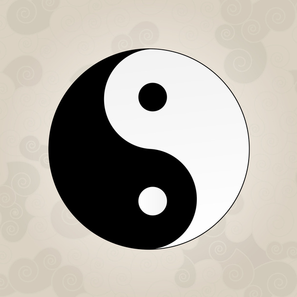 日本のタトゥーの ying ヤン - ベクター画像