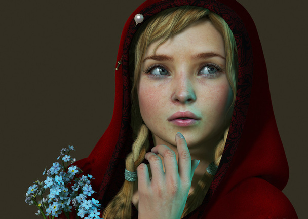Little Red Riding Hood 3d CG - Photo, Image