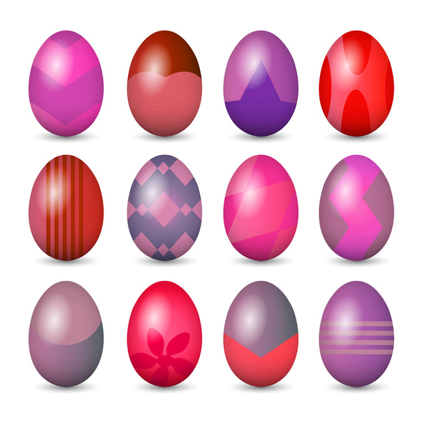 Easter eggs set - Foto, Imagem