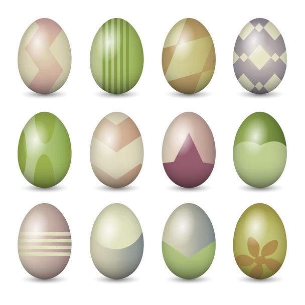 Easter eggs set - Foto, Imagem